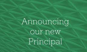 Introducing the newly hired Principal for the upcoming school year!